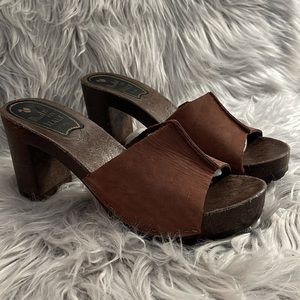 Brown Leather Women's Sandals